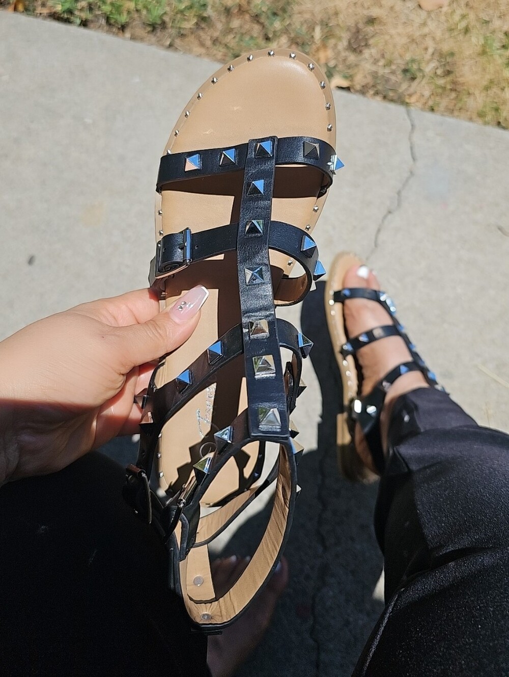 Just In Black Travel sandal